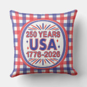 250 Years USA | 1776–2026 Semiquincentennial クッション (裏面)