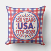 250 Years USA | 1776–2026 Semiquincentennial クッション (正面)