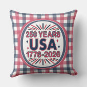 250 Years USA | 1776–2026 Semiquincentennial クッション (裏面)