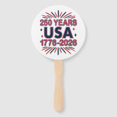 250 Years USA | 1776–2026 Semiquincentennial ハンドファン (正面)