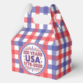250 Years USA | 1776–2026 Semiquincentennial フェイバーボックス (裏面)