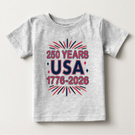 250 Years USA | 1776–2026 Semiquincentennial ベビーTシャツ