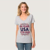 250 Years USA | 1776–2026 Semiquincentennial Tシャツ (正面フル)
