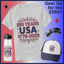 250 Years USA | 1776–2026 Semiquincentennial Tシャツ