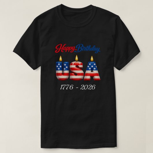 250 Years USA -31a T-Shirt Tシャツ (デザイン正面)
