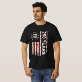 250 Years USA Anniversary 250th Independence Day Tシャツ (正面フル)