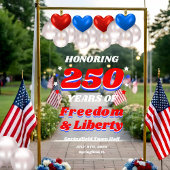 250 Years USA Revolutionary Spirit Welcome アクリルサイン