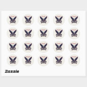 250th America Anniversary  ラウンドシール (シート)