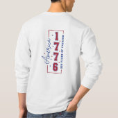 250th American Independence 1776–2026 Patriotic US Tシャツ (裏面)