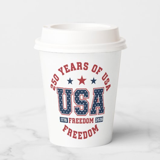 250th American Independence Tableware 紙コップ (裏面)