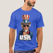 250th America's 4th of July Independence Day  Tシャツ (正面)