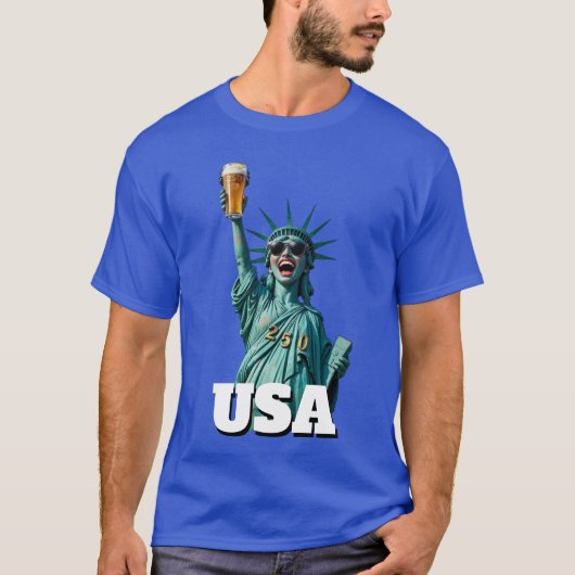 250th America's 4th of July Independence Day  Tシャツ (正面)