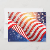 250th Anniversary America 4th of July Frame Note ノートカード (裏面)