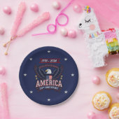 250th Anniversary America Eagle Paper Plate ペーパープレート (パーティー)