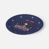 250th Anniversary America Eagle Paper Plate ペーパープレート (アングル)