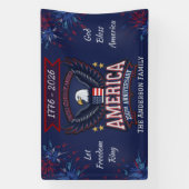 250th Anniversary America Eagle Patriotic Banner 横断幕 (縦)