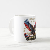 250th Anniversary America Patriotic Eagle 2026  コーヒーマグカップ (正面左)