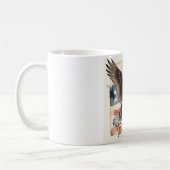 250th Anniversary American Eagle 1776 Patriotic コーヒーマグカップ (左)