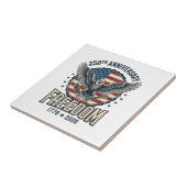 250th Anniversary Freedom Eagle Patriotic Vintage  タイル (側面)