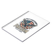 250th Anniversary Freedom Eagle Patriotic Vintage  ノートブック (左側)