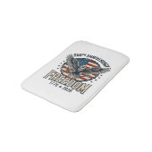 250th Anniversary Freedom Eagle Patriotic Vintage  バスマット (アングル)
