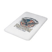 250th Anniversary Freedom Eagle Patriotic Vintage  バスマット (アングル)