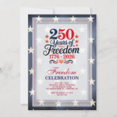 250th Anniversary Freedom Party Invitation 招待状 (正面)