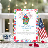 250th Anniversary Garden Party Ginger Jar 1776 招待状