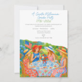 250th Anniversary Ladies Tea Party 1776-2026  招待状 (正面)