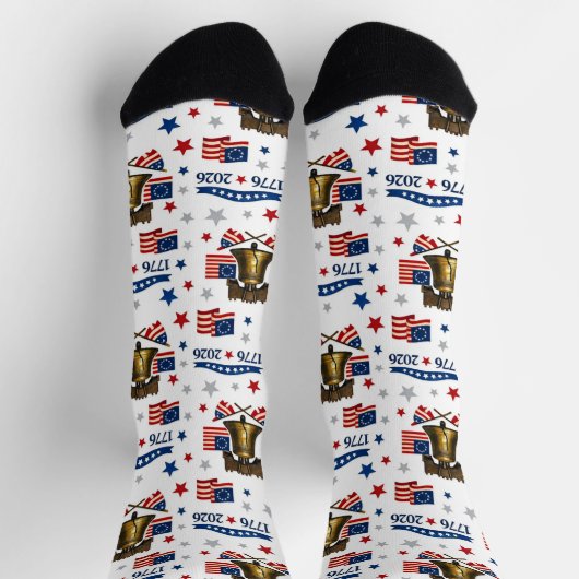 250th Anniversary Liberty Bell Socks ソックス (上部)
