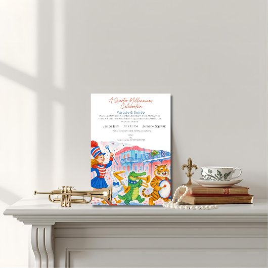 250th Anniversary Marching Band Parade &  Soirée 招待状