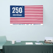 250th Anniversary Of America Semiquincentennial 横断幕 (トレードショー)