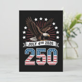 250th Anniversary Patriotic 4th Of July 1776 2026 招待状 (スタンド正面)