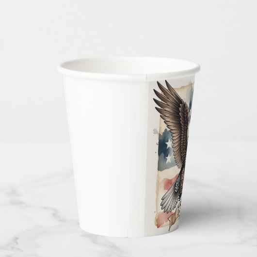 250th Anniversary Patriotic Bald Eagle 1776 紙コップ (右)