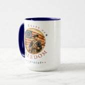 250th Anniversary Revolutionary Soldier Freedom マグカップ (正面左)