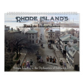250th Anniversary -State of Rhode Island Calendar カレンダー (カバー)