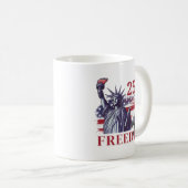 250th Anniversary USA Flag Liberty Eagle Freedom コーヒーマグカップ (正面右)