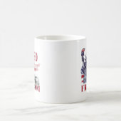 250th Anniversary USA Flag Liberty Eagle Freedom コーヒーマグカップ (中央)