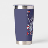 250th Anniversary USA Flag Liberty Eagle Freedom 保温保冷タンブラー (右面)