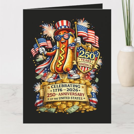 250th Anniversary USA Independence Celebration カード (正面)