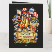 250th Anniversary USA Independence Celebration サンキューカード (裏面)
