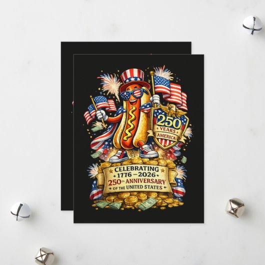 250th Anniversary USA Independence Celebration シーズンカード (正面/裏面インサイチュ)