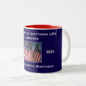 250th Anniversary USA Patriotic  ツートーンマグカップ (正面右)
