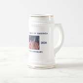250th Anniversary USA Patriotic  ビールジョッキ (正面右)