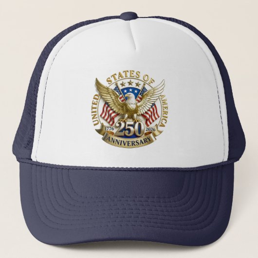 250th Anniversary USA Patriotic | 1776–2026 キャップ (正面)