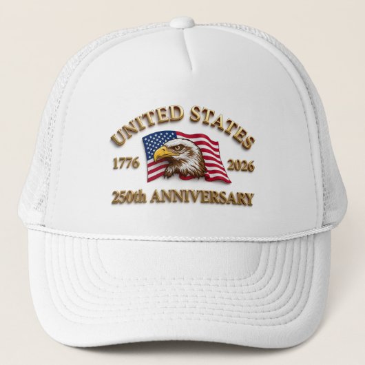250th Anniversary USA Patriotic | 1776–2026 キャップ (正面)
