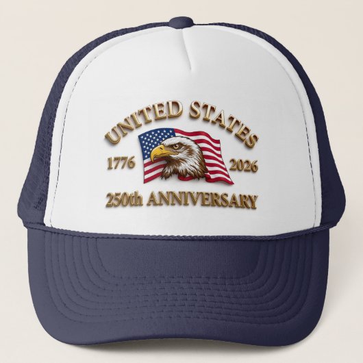 250th Anniversary USA Patriotic | 1776–2026 キャップ (正面)