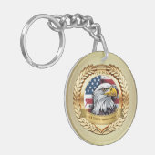 250th Anniversary USA Patriotic | 1776–2026 キーホルダー (正面左)