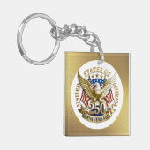 250th Anniversary USA Patriotic | 1776–2026 キーホルダー (正面左)