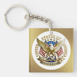 250th Anniversary USA Patriotic | 1776–2026 キーホルダー